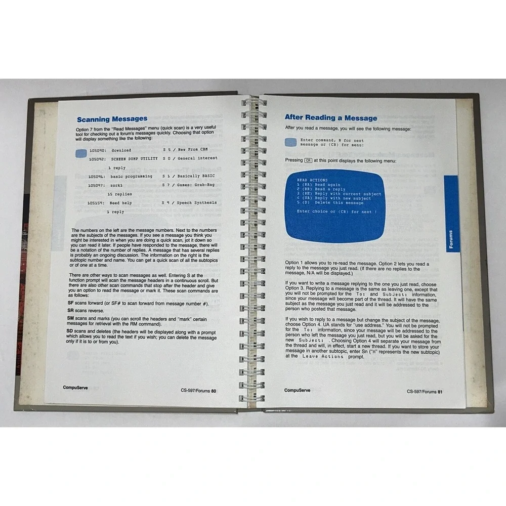 CompuServe Information Service User's Guide‎ Hard Cover 1985 Vintage RARE